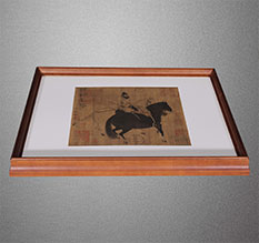 天柱书画装裱配框服务案例